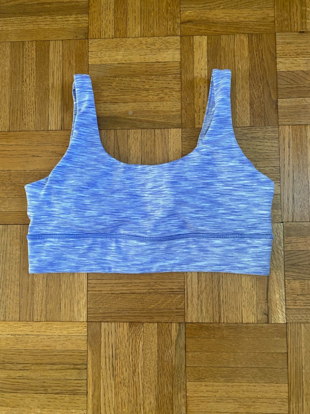 Outdoor Voices Sports Bra Double Time Space Dye Heather Removable Pad Scoop M